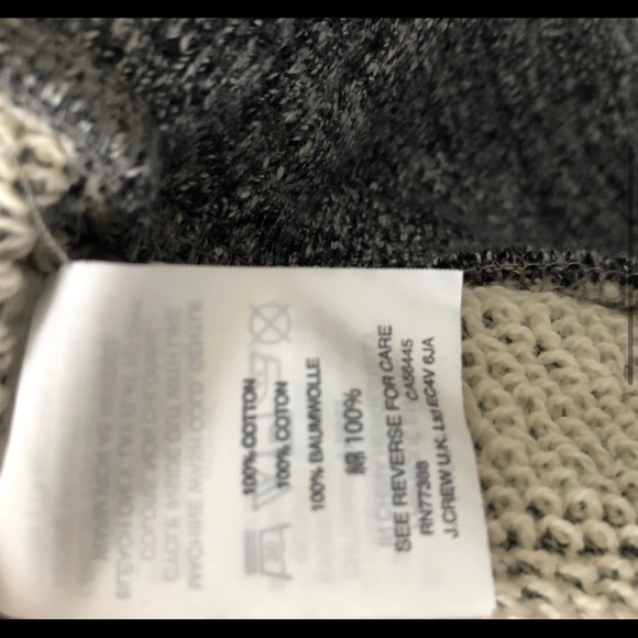 J. Crew Relaxed Heather Gray Turtleneck Sweater M - Picture 4 of 4